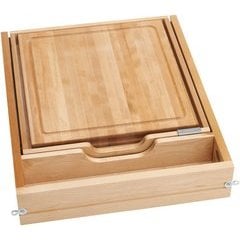 Rev A Shelf 4KCB 18HSC 1 15 Inch Soft Close Knife And Cutting Board