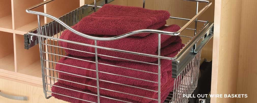 CB Series Pullout Wire Baskets By Rev-A-Shelf