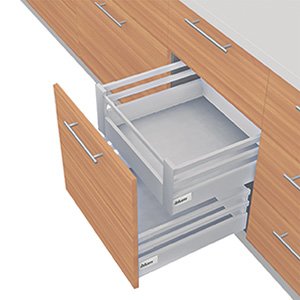 TANDEMBOX D Height With Double Gallery Interior Roll-out Drawer TANDEMBOX D Height With Double Gallery Interior Roll-out Drawer