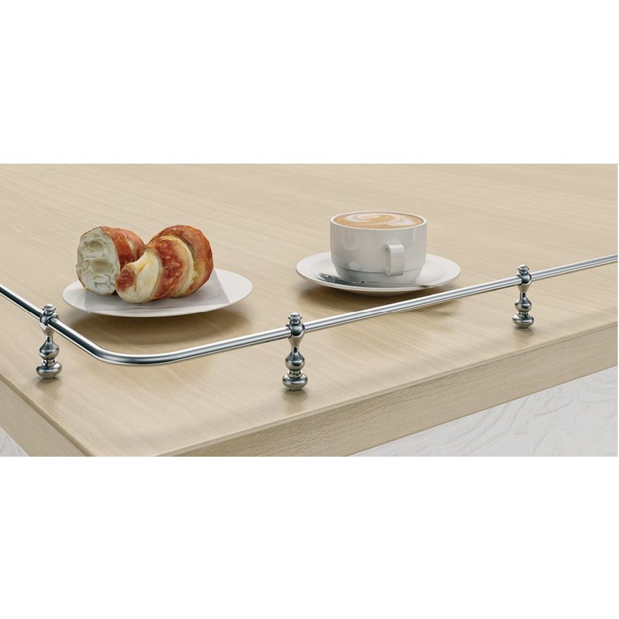 Hafele 522.16.216, Metal Rail System for Kitchen Counter Corner