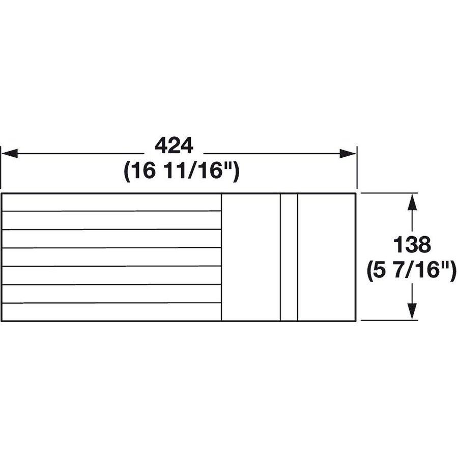 Hafele 556.91.940, Knife Holder Insert, for Fineline Cutlery Tray ...