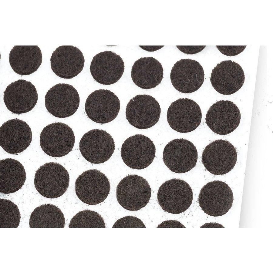 Heavy Duty SelfAdhesive Quiet Bumper Felt Pads, Roll of 1,000, Brown
