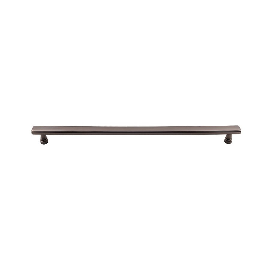 Top Knobs TK857AG, 12 Inch Center to Center Devon Kingsbridge Pull, Ash Gray