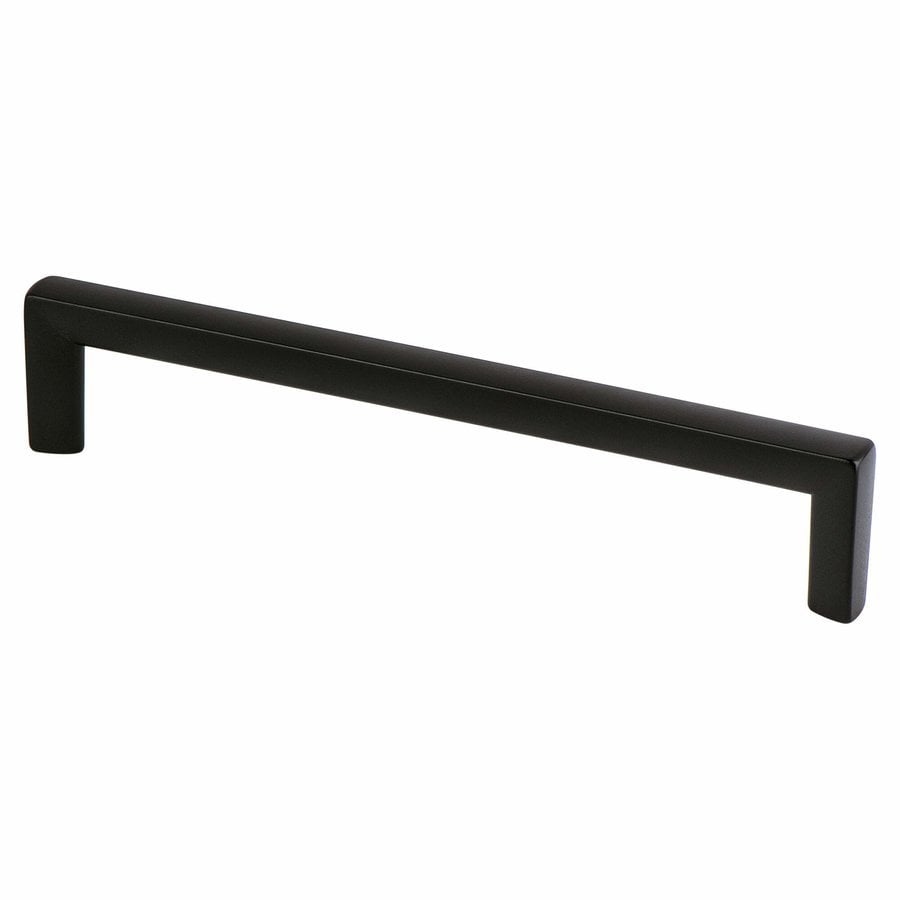 Berenson Metro 6-5/16 Inch Center to Center Matte Black Cabinet Pull ...