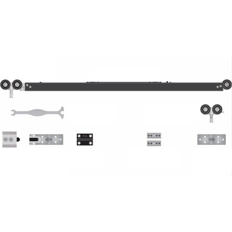 Cavity Sliders DKS0711, 176 lb Capacity Sofstop Pocket Door Soft Close