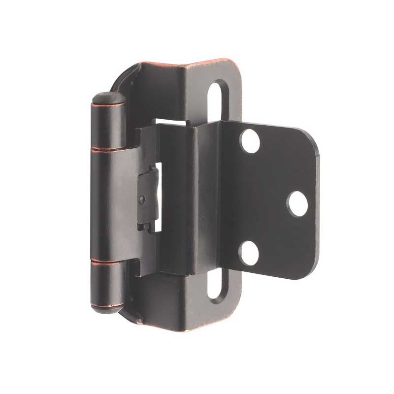 Amerock Partial Wrap 3/8" Inset Hinge Oil Rubbed Bronze, Per Pair
