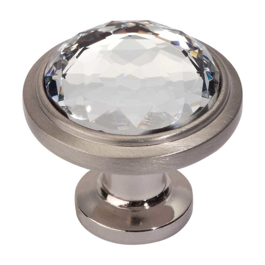 Atlas Homewares 343BRN, Legacy Crystal 15/16 Inch Diameter Brushed