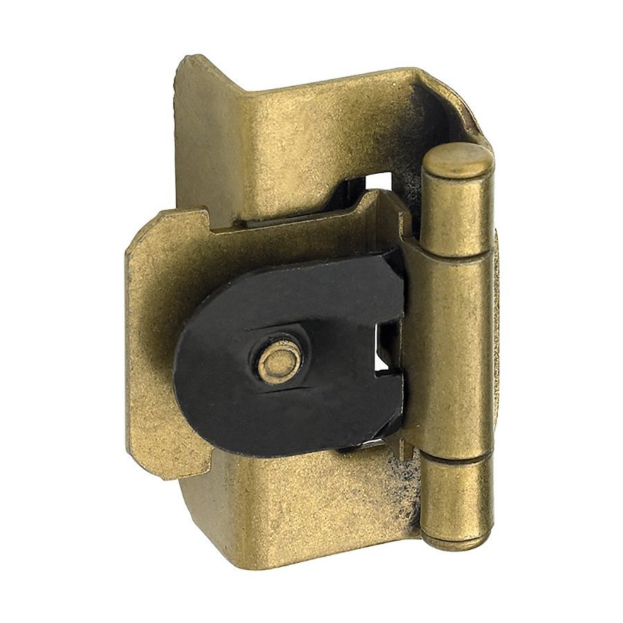 Amerock BPR8704BB, 1/2 Inch Overlay Double Demountable Hinge, Pair