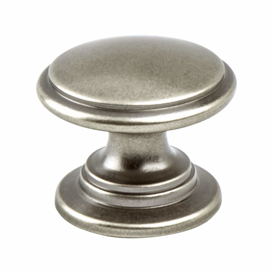 Berenson Andante 13/16 Inch Diameter Antique Pewter Knob 7893