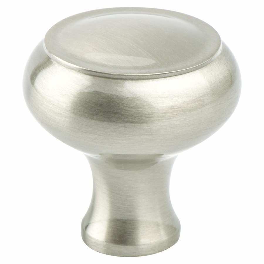 Berenson Forte Large 15/8 Inch Diameter Brushed Nickel Knob