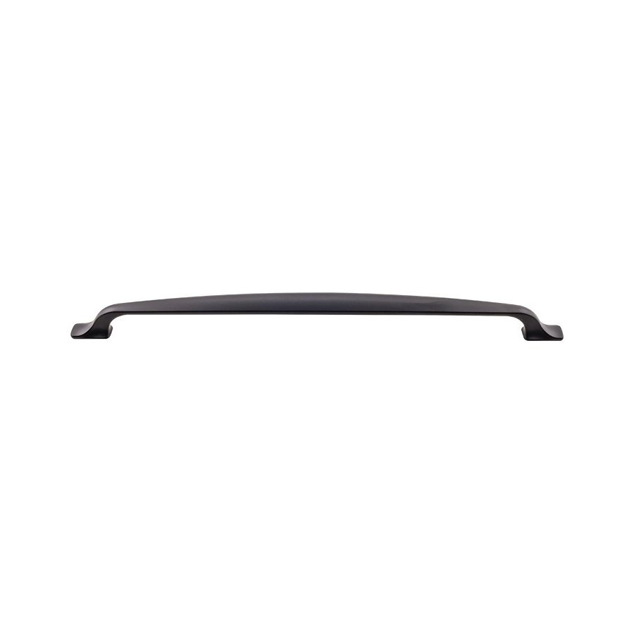Top Knobs TK868BLK, 12 Inch Center to Center Devon Torbay Pull