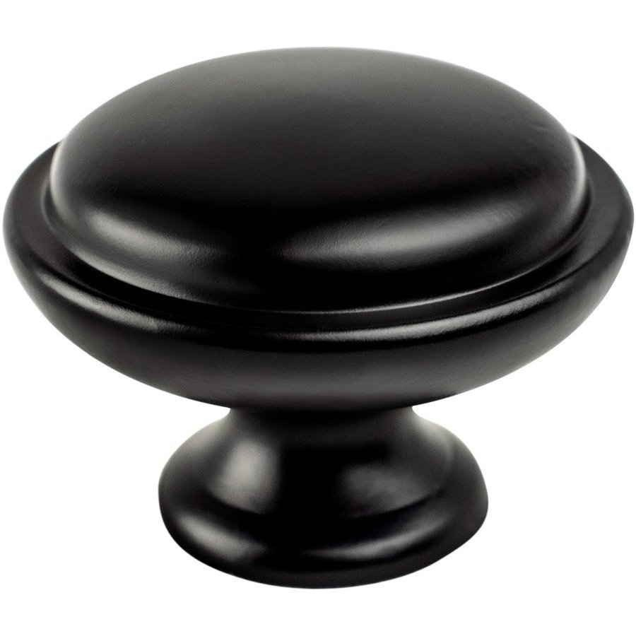 Berenson Traditional Advantage One 11/8 Inch Dia. Matte Black Rimmed