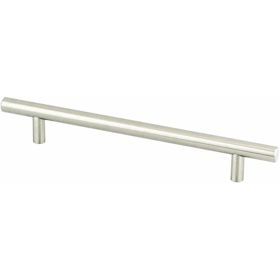 Berenson Advantage Plus 7 Transitional Brushed Nickel T-Bar Pull, 8-11/ ...