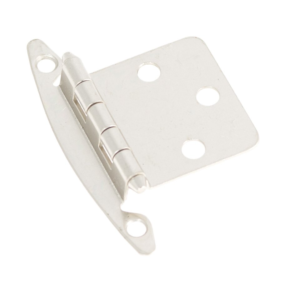 Hickory Hardware P139SN, Variable Overlay Hinge Pair Satin Nickel Free
