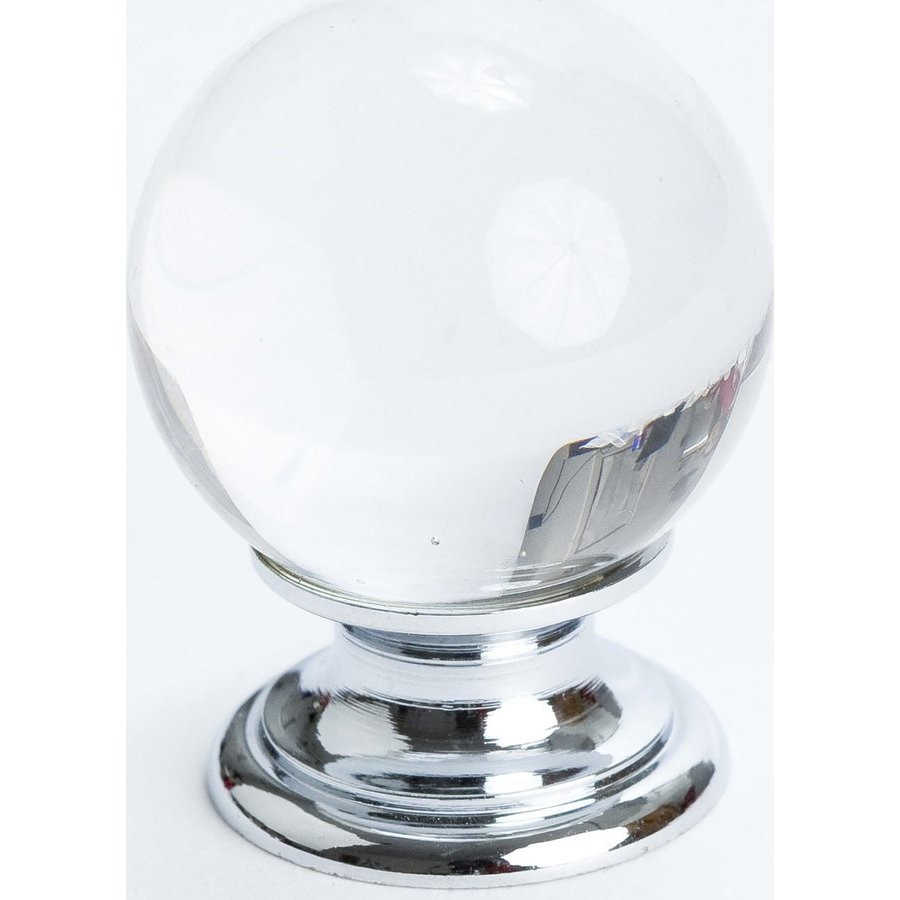 Berenson Europa 13/16 Inch Diameter Clear Crystal Ball/Chrome