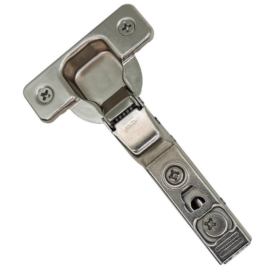Builders Line Long Arm Hinge, 110 Degree Soft Close Clip Hinge, Cam