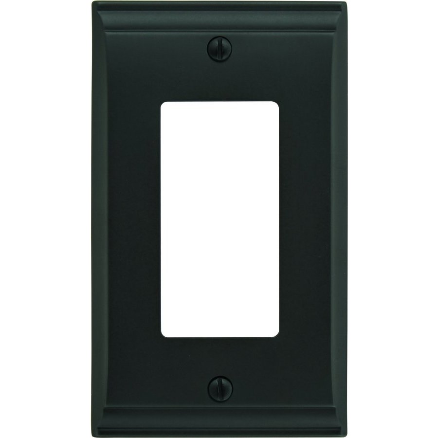 Amerock BP36504BBR, Candler 1 Rocker Wall Plate, Black Bronze ...