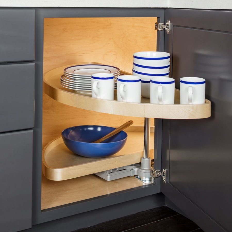 Hardware Resources HMLSW3515, 35 Inch Diameter HalfMoon Lazy Susan