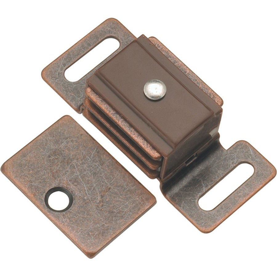 Hickory Hardware 1-7/8 Inch Double Magnetic Catch - Statuary Bronze