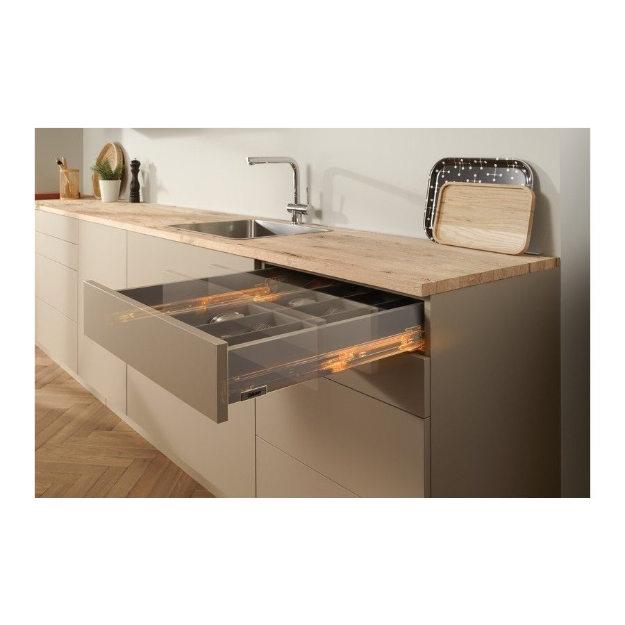 Blum 450M-270GR, MERIVOBOX INSERTA 11 Inch Length Soft-Close Metal ...