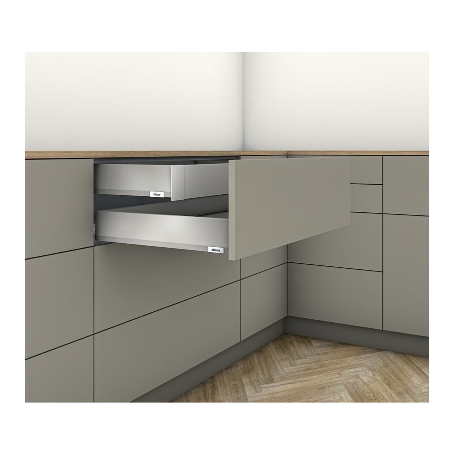 Photo inspiration: Soft Close Drawer Systems For Custom Cabinets Online Reference: Blum 450M550Gr Rl Merivobox Inserta 22 Inch Length Interior Roll