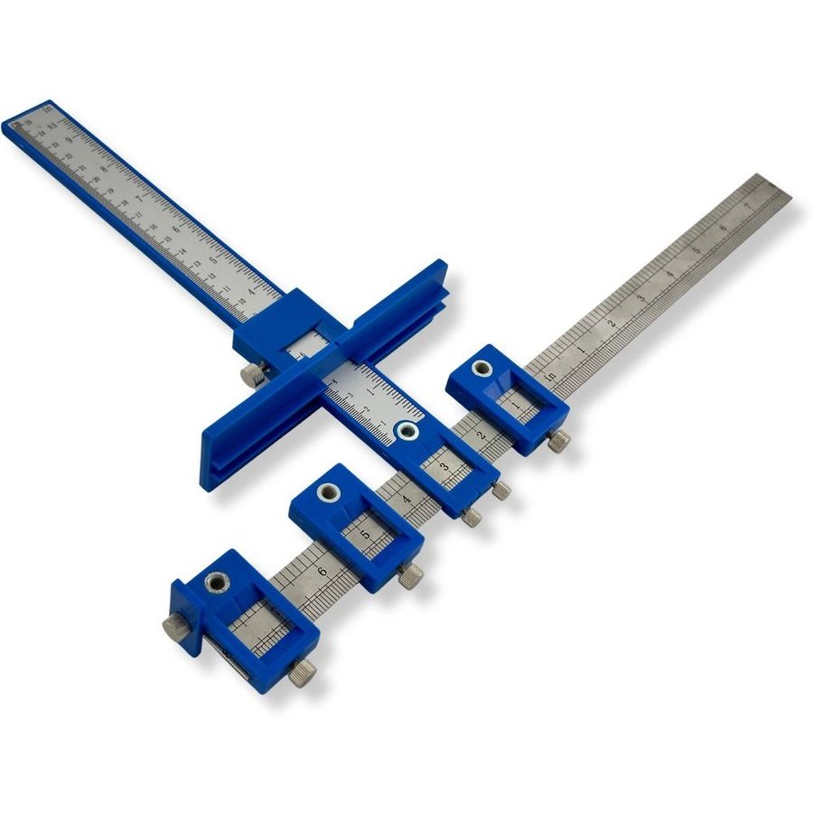 Knob and Pull Installation Tool, Adjustable Hardware Jig for