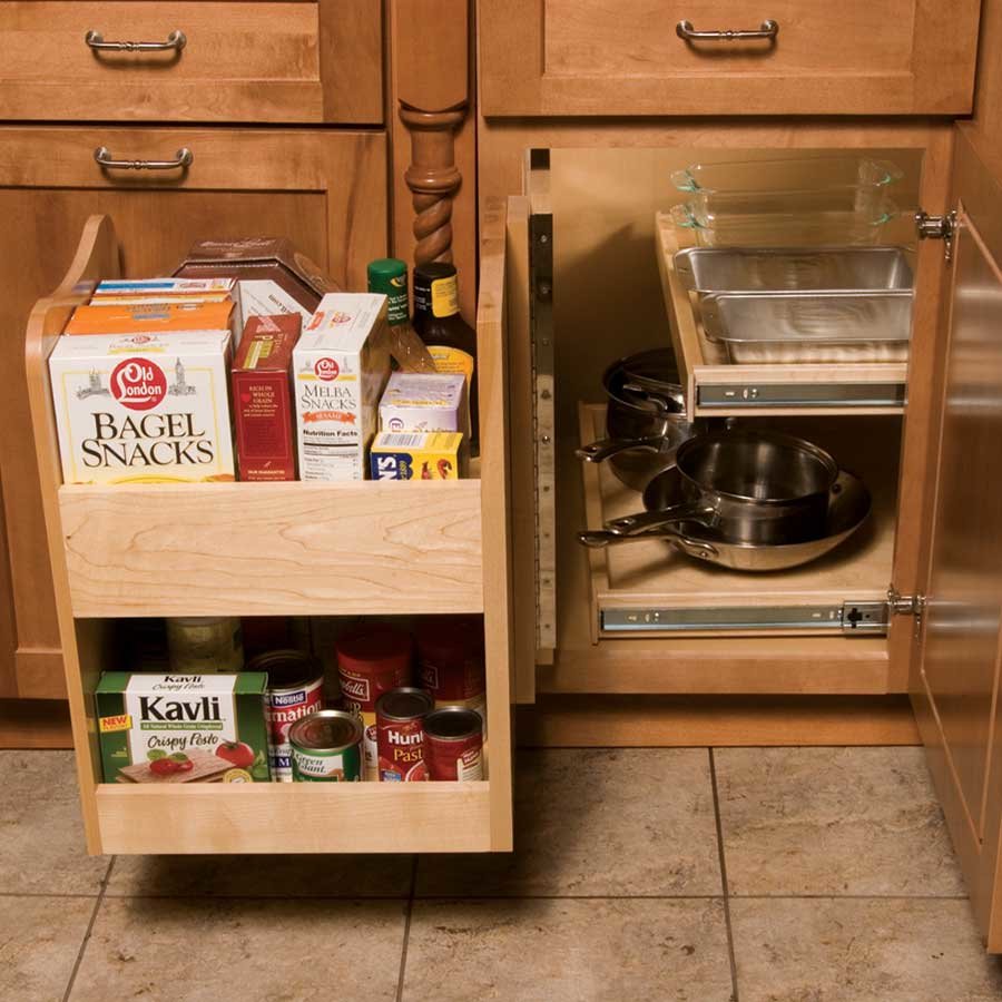 Omega National Products P0650MNL1, Kitchenmate Blind Corner Caddy-Maple ...