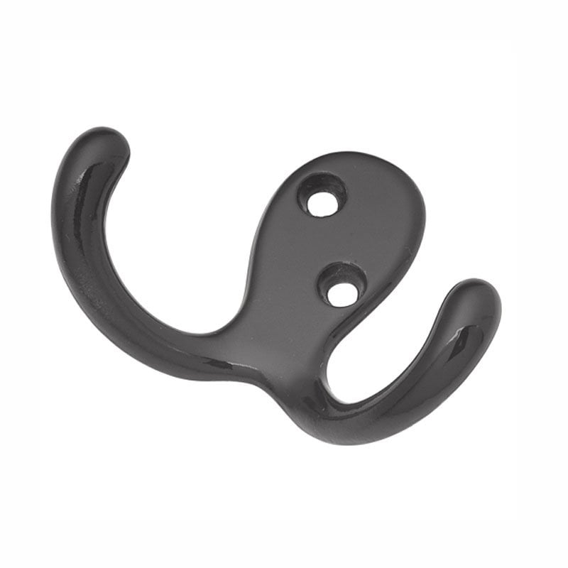 Hickory Hardware P27115-BL, Double Utility Coat Hook Black ...