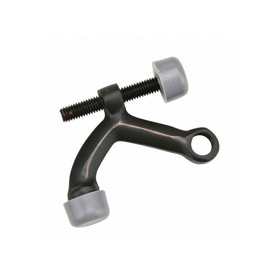 Emtek 2241US10B, 23/8 Inch Height Hinge Pivot Stop, Oil Rubbed Bronze