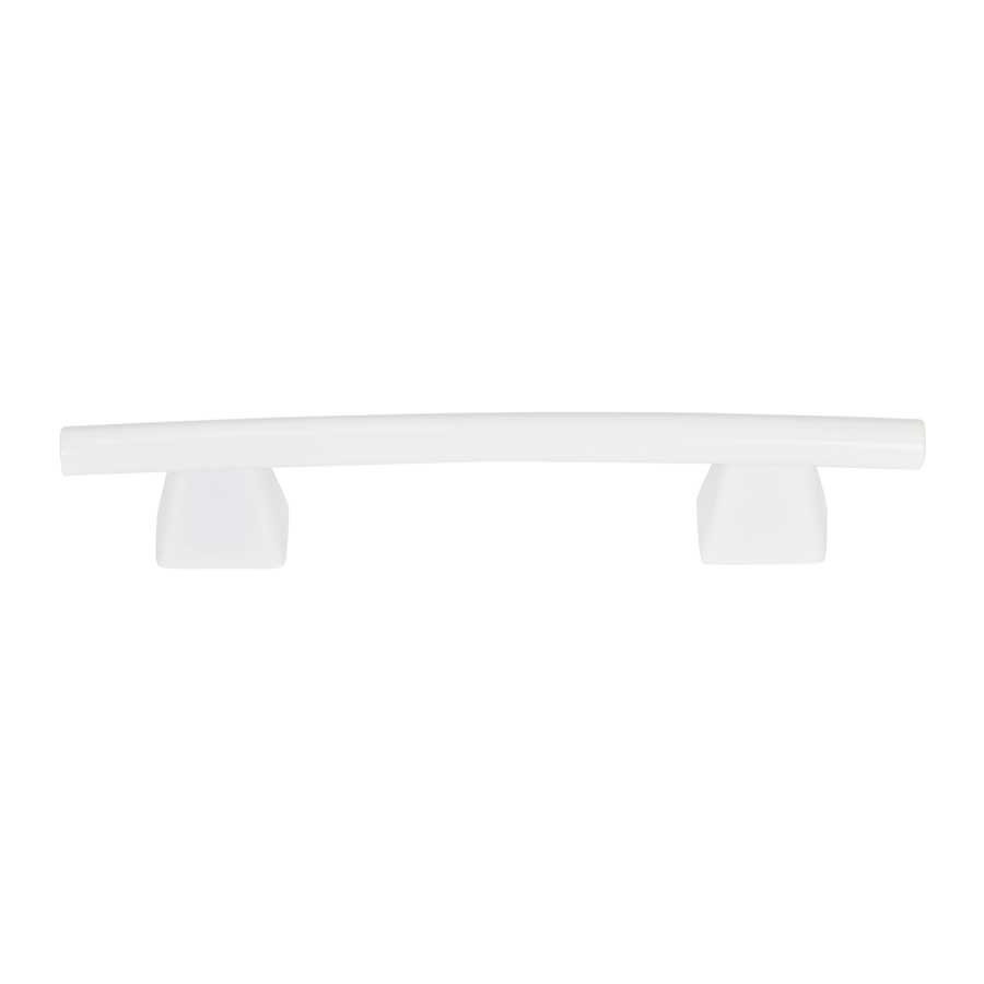 Atlas Homewares 306WG, Fulcrum 3 Inch Center to Center White Gloss