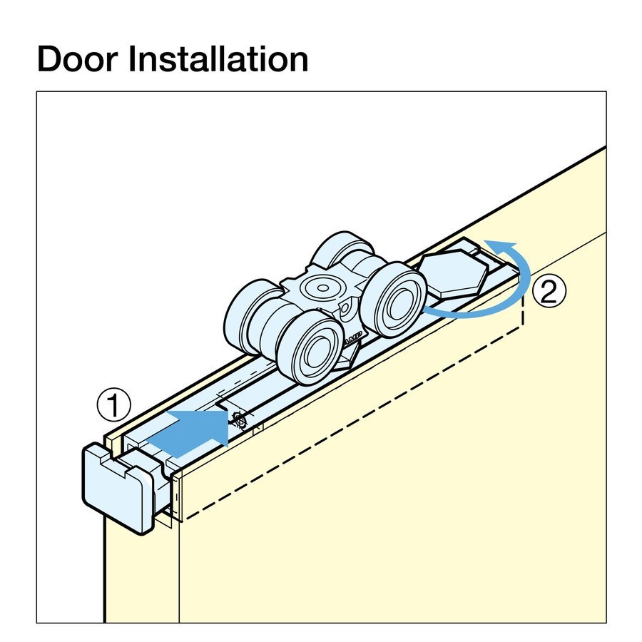 Sugatsune FD80DHCHPPD, Recessed Sliding Pocket Door System with Soft