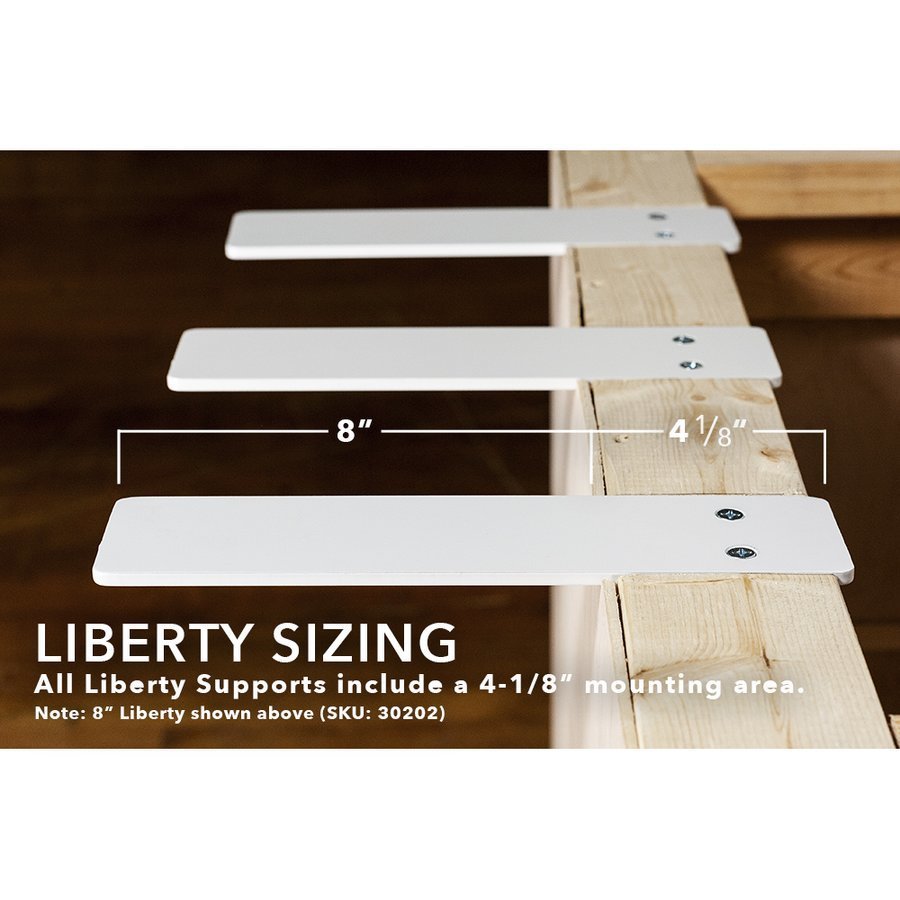 Federal Brace 30203, 10 Inch Length Liberty Hidden Counter Support