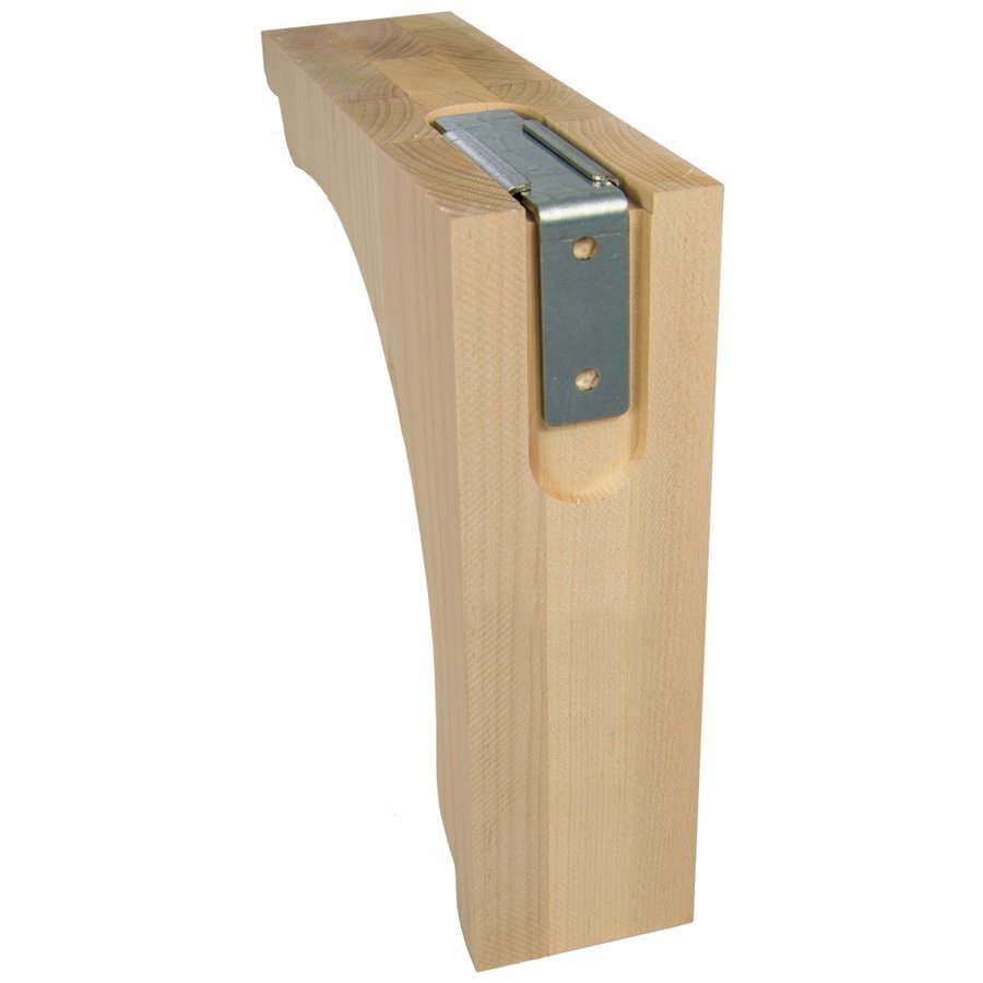 Federal Brace 40066, Scalloped Maple Bar Bracket Corbel Mounting System