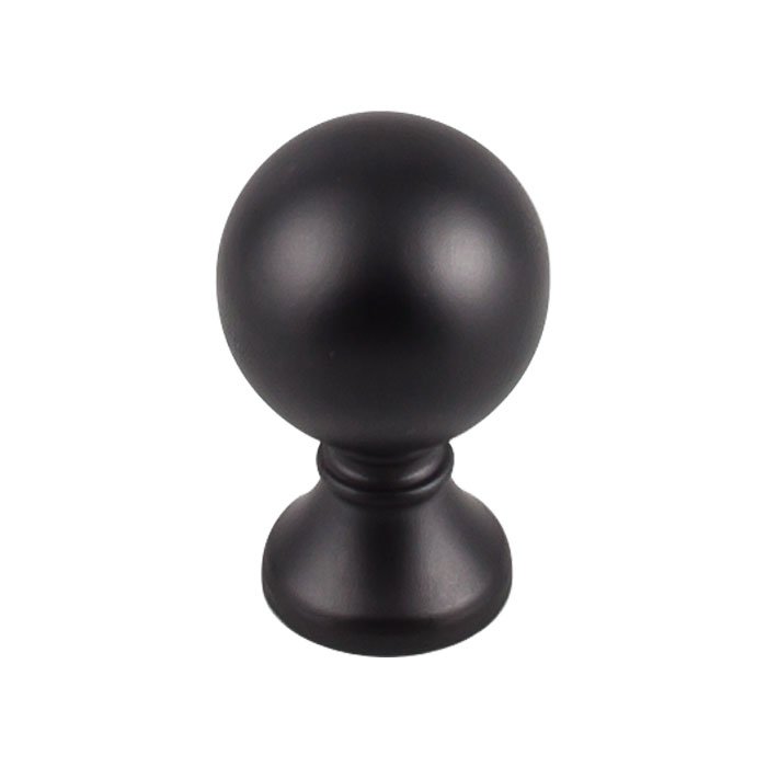 Top Knobs TK801BLK, 1 Inch Length Serene Kara Cabinet Knob, Flat Black ...