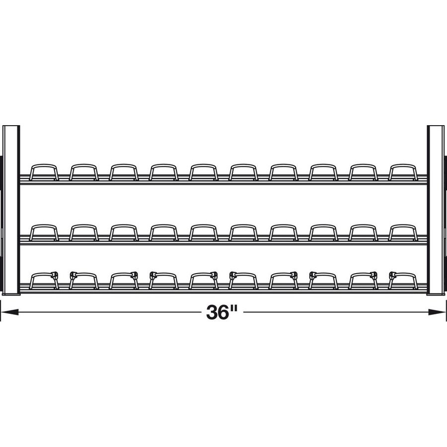 36 Inch Wide Shoe Racknull