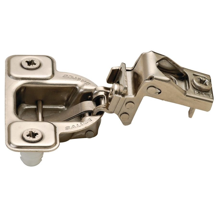 Salice 106 Degree 11/4 Inch Overlay Face Frame Self Close 2 Cam Dowel Mounting Hinge CSR3A99N