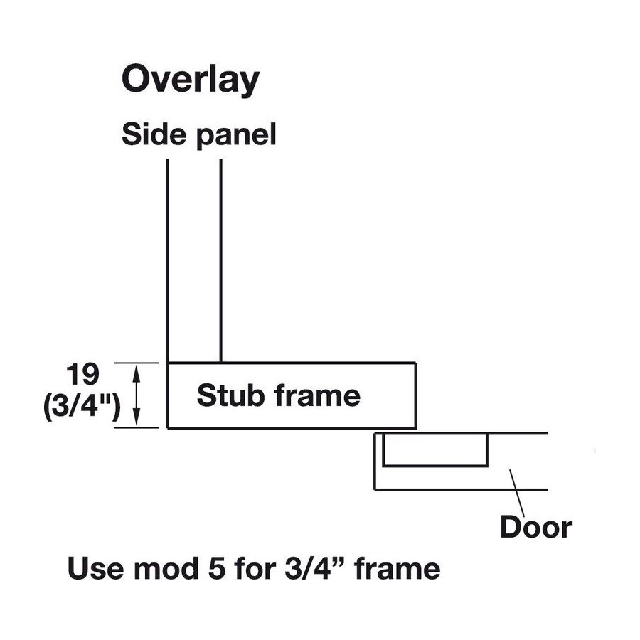 Salice C7R6ND9AM, Silentia 110 Degree Blind Corner Soft Close Dowel ...