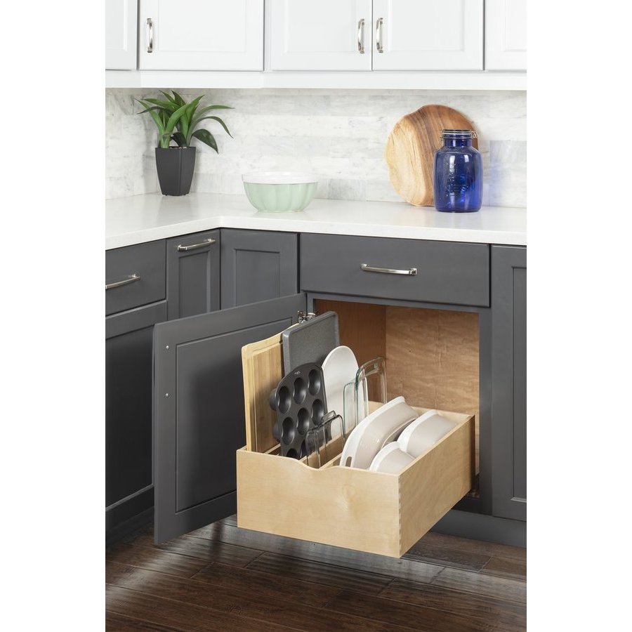 Hardware Resources ROCWS21WB, Preassembled 21 Inch Wide Rollout Tray