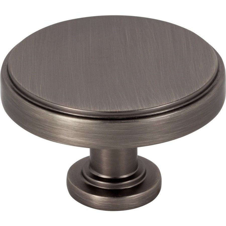 Jeffrey Alexander 171L-BNBDL, 1-3/4 Inch Diameter Richard Cabinet Knob, Brushed Pewter