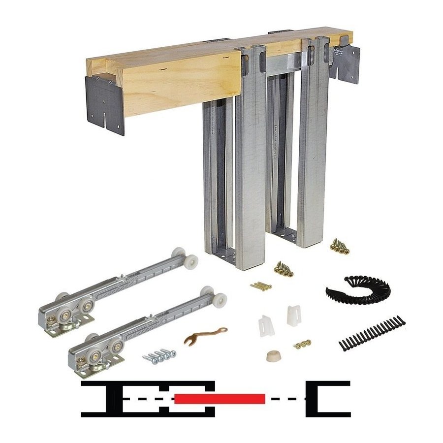 Johnson Hardware 153080SC, 36 Inch x 96 Inch Maximum Door Size Soft