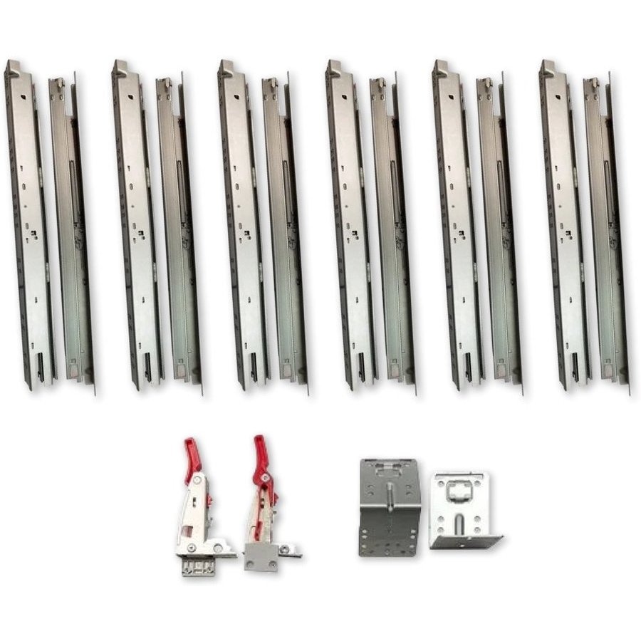 King Slide 1A68F5336PACK, 21 Inch King 1A68F Soft Close Slide with Std