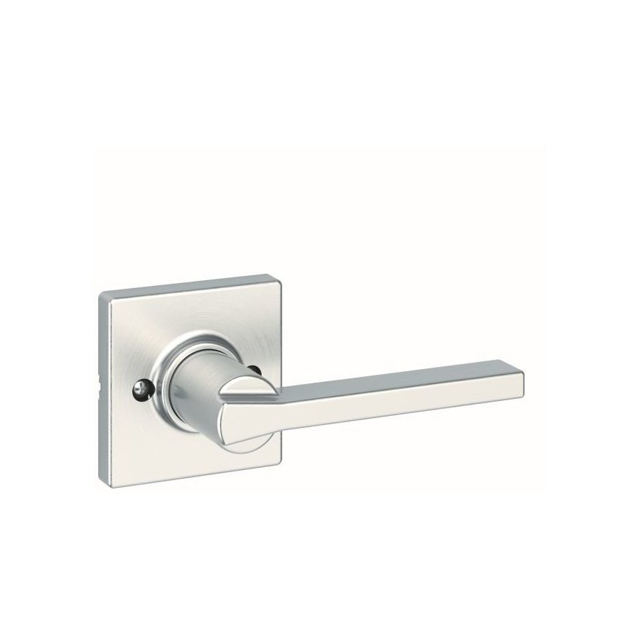 Kwikset Casey Door Lever Half Dummy with Round Rose, Satin Nickel