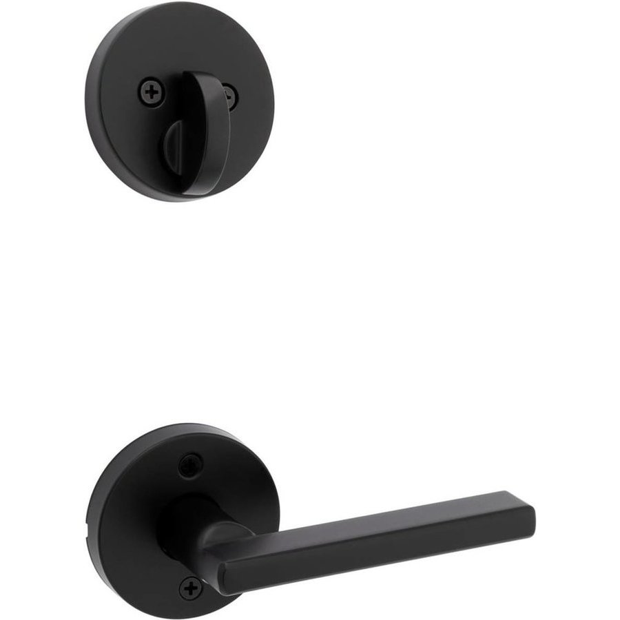 Kwikset Halifax Single Cylinder Interior Door Lever Trim with Round