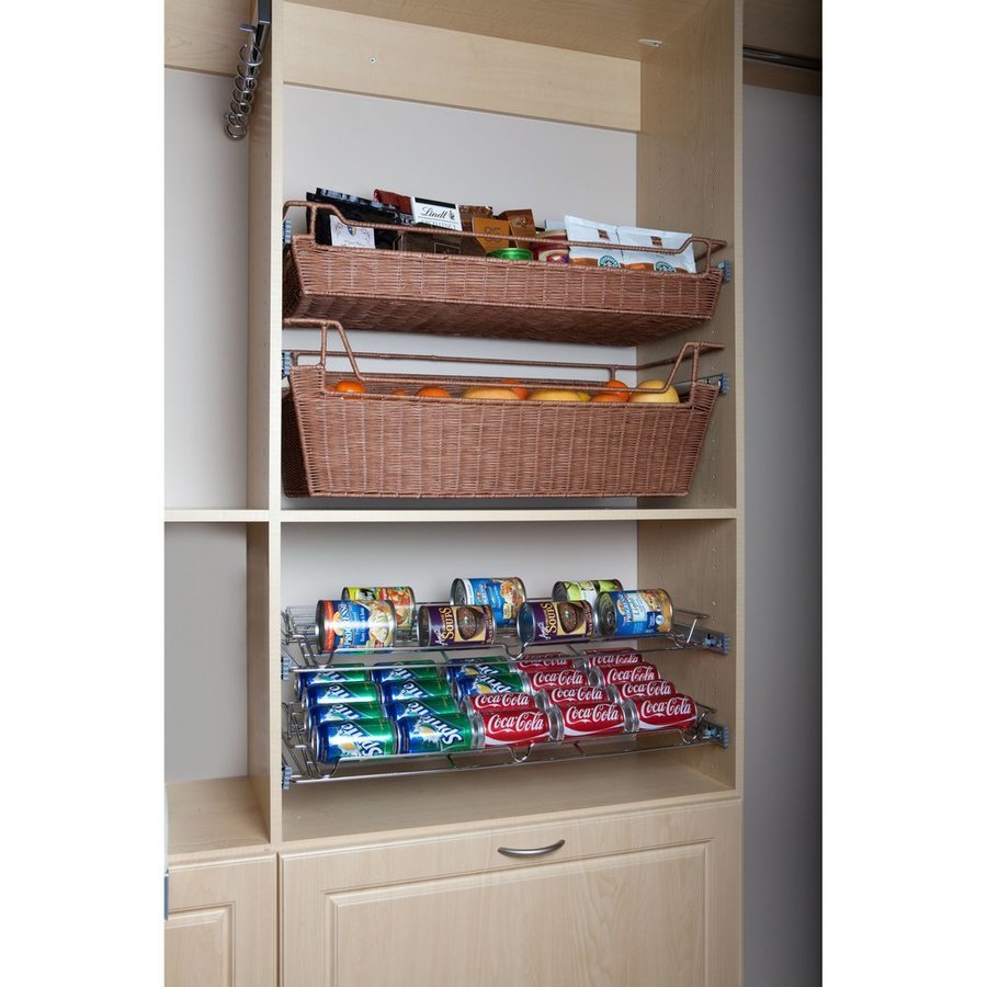 RevAShelf 5WSCR30CR1, 30 Inch Width Deluxe Sliding Spice/Can Rack