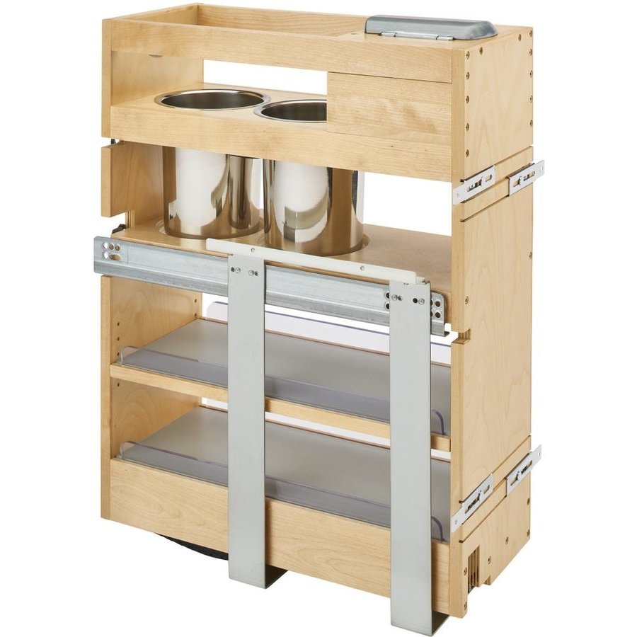 RevAShelf 445VBOSC8C, 9 Inch Vanity Outlet Pull Out Grooming