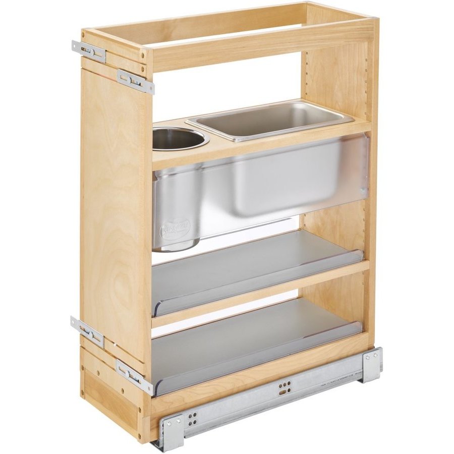 RevAShelf 445VCG25SC8, 8 Inch Width Vanity Grooming PullOut