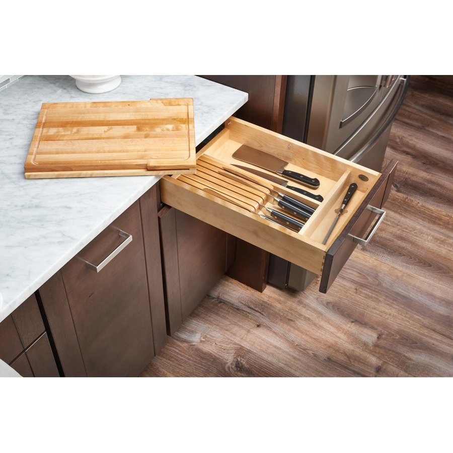 RevAShelf 4KCB21HSC1, 18 Inch Soft Close Knife and Cutting Board