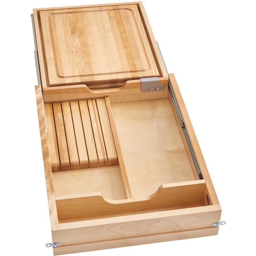 RevAShelf 4KCB419HFLSC1, Knife Organizer and Cutting Board