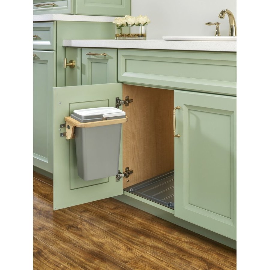 RevAShelf 4SOWC81, 8 Quart Door Mount SwingOut Bathroom/Vanity