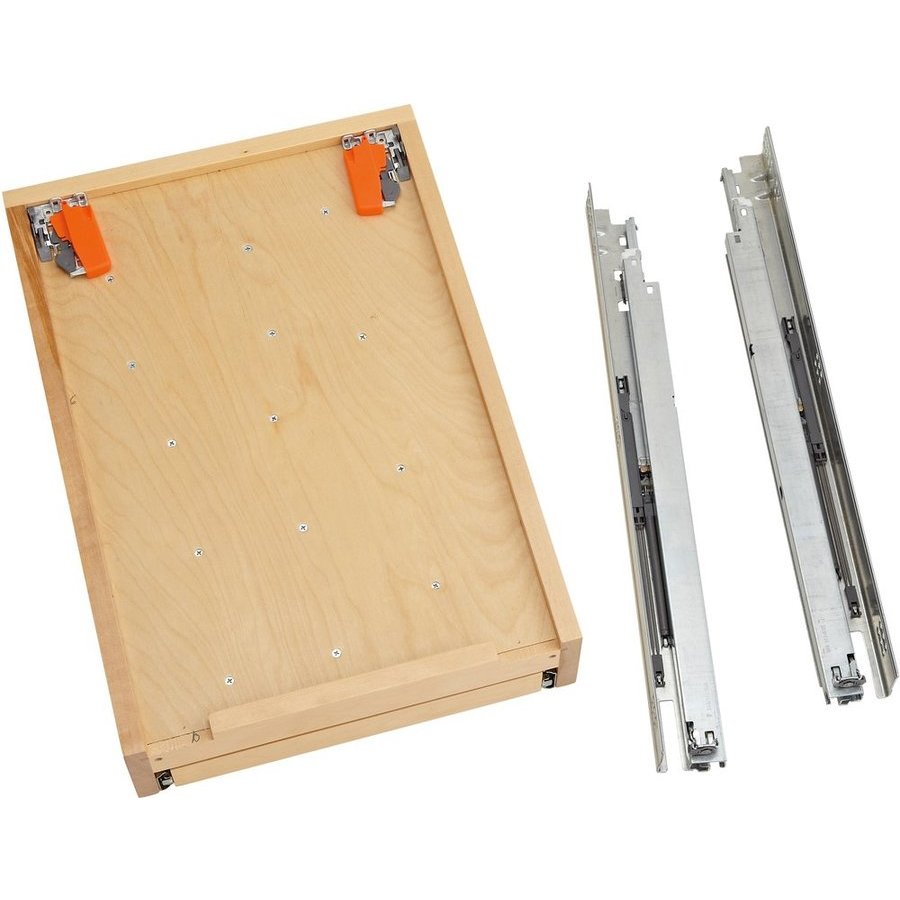 RevAShelf 4WTCD572HFLSC1, Two Tier, Double Cutlery Drawer for 24